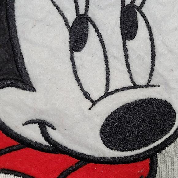 Disney Minnie-Mouse Sweatshirt Womens Medium 19x22 Gray - Picture 12 of 13